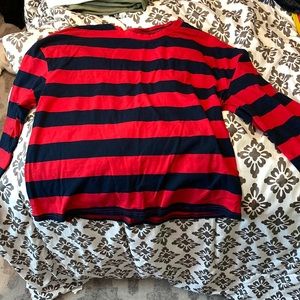 Size Medium, Color Red and Black